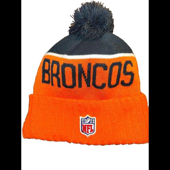 Denver Broncos Sport Knit New Era‎ NFL 2015-16 Official On Field Sideline Beanie - Picture 1 of 3